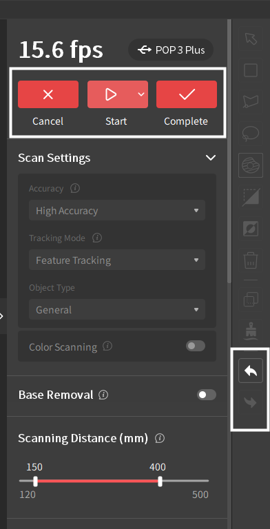 Scanning Button