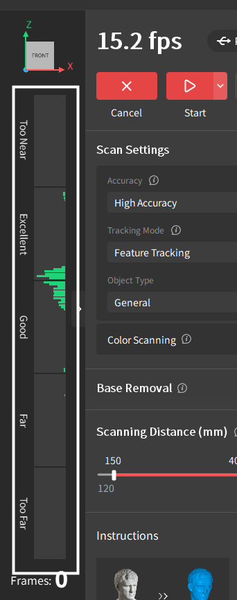 Scanning Distance