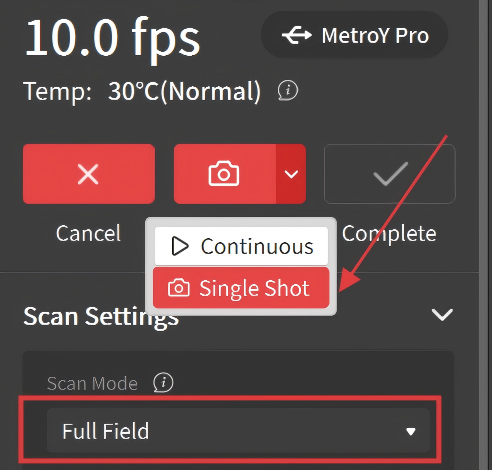 Single-shot Button