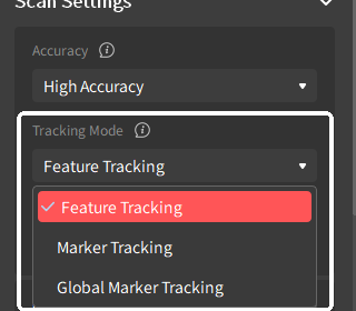 Tracking Modes